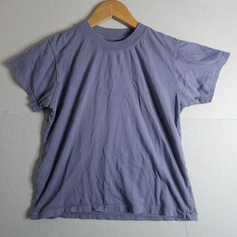 Big Bud Press Many Colors Tee Purple‎ Organic Cotton T-Shirt Size P BBP1368-0023